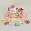 Wooden Pretend Play Tea Set for Kids