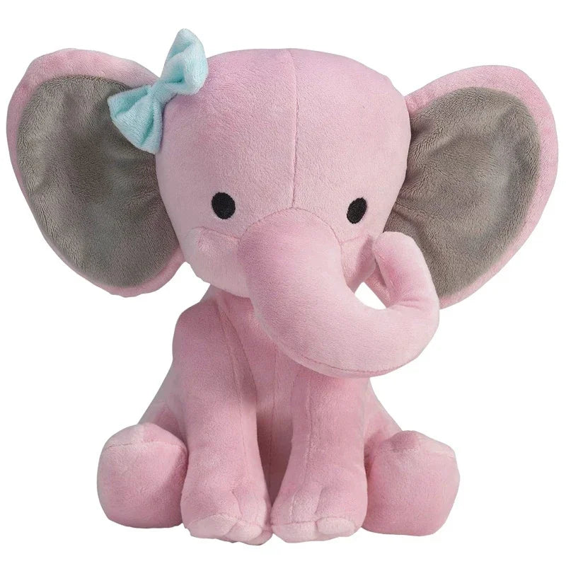 Soft Gray Elephant Plush Toy – Cuddly Stuffed Animal