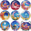 Sparkling Rhinestone Diamond Painting Coaster Set with Holder