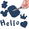 Iron-On Denim Patches for Jeans Repair & DIY Crafts
