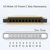 10-Hole Diatonic Harmonica in C with Storage Case