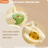 6-Layer Crinkle Muslin Baby Bib with 360° Rotating Neckline