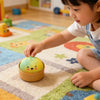 Squishy Steamed Bun Stress Ball with Slow-Rising Glitter