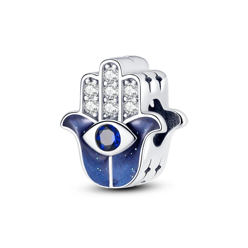 Classic Charm Bead with Cubic Zirconia Accent