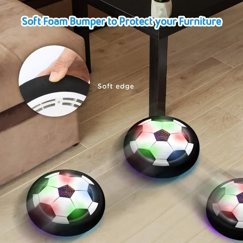 LED Hover Soccer Ball with Foam Bumper for Kids & Pets