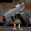 Soft Bullet Pistol with Blowback Action and Shell Ejection