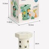 A box of MANMI OP magnetic screw jar toy for toddlers featuring various shapes and a screwdriver tool.