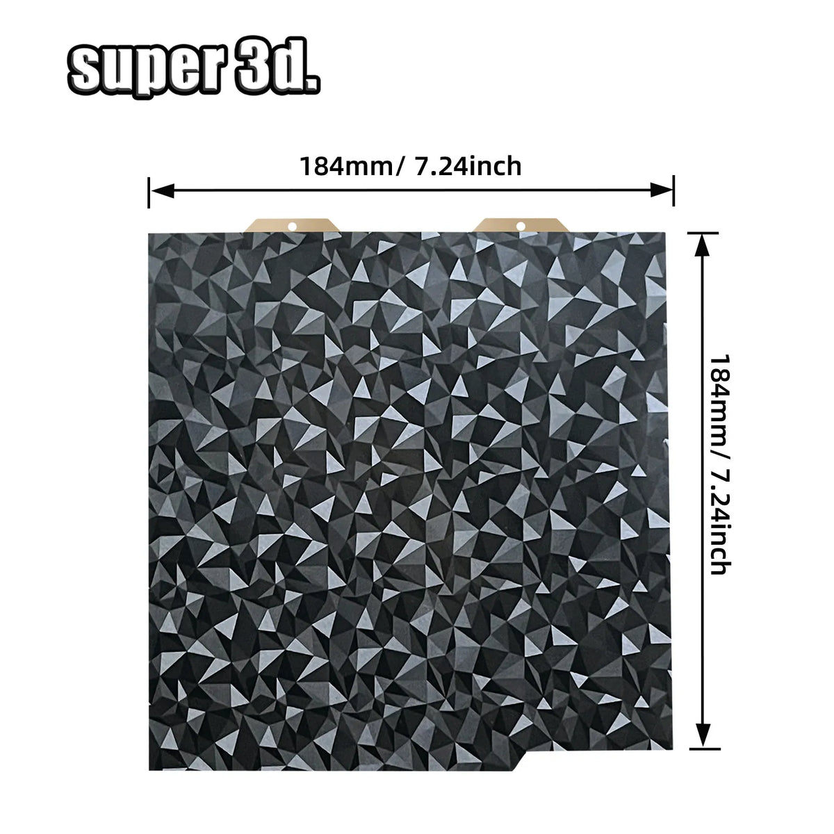257x257mm Spring Steel Build Plate for Bambu Lab X1, X1C, P1P, P1S & A1