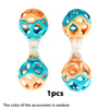 Easy-Grasp Baby Rattle Toy with Soft Teething Edges