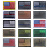 Reflective American Flag Tactical Patch with Glow-in-the-Dark Detail