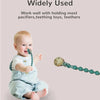 Silicone Baby Pacifier Clip with Teether