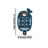 Baby Silicone Teether Toy Shaped Like a Remote Control