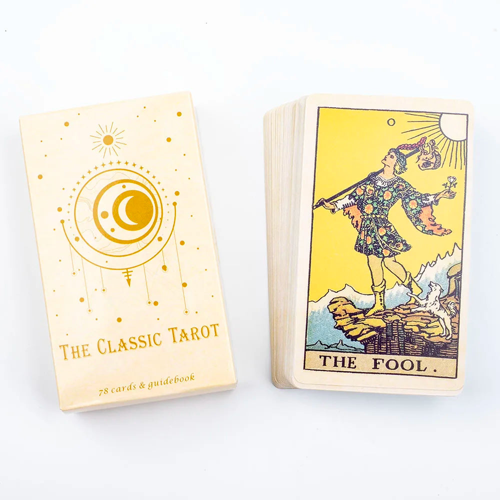 Classic Tarot Card Deck with Guidebook for Beginners