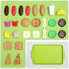 Pretend Play Hamburger & Food Toy Set