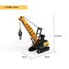 Diecast Engineering Vehicle Set for Kids - 4-Piece Construction Toy Collection