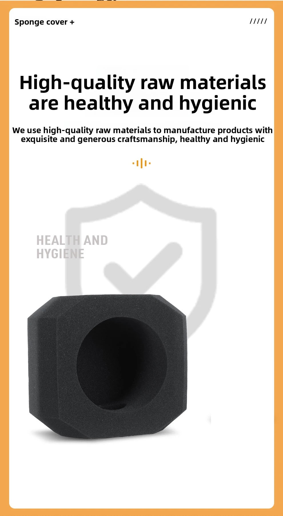 Studio Microphone Foam Isolation Shield with Pop Filter Windshield
