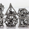 Hollow Metal Polyhedral Dragon Dice Set