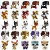 A collection of various Bobbing Deer bobblehead toys in different colors and styles.