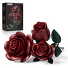 Gothic Rose Bouquet Building Kit — Dark Floral Home Decor for Adults