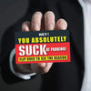 Humorous Fake Parking Tickets - Funny Car Pranks (50 Pack)