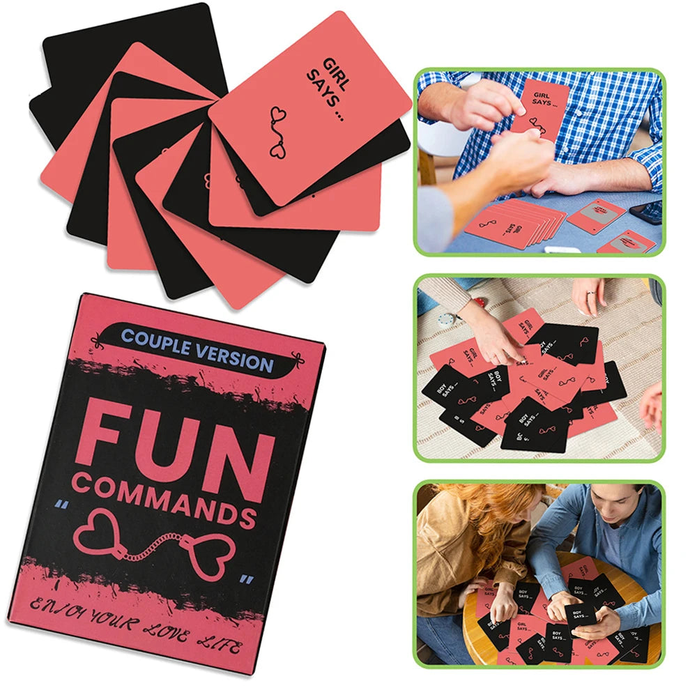 A set of couples scratch-off challenge cards featuring hearts and various designs for romantic date nights.