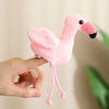 Adorable Mini Plush Finger Puppet Set – Parrot, Peacock, Shark & Octopus