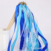 Elegant Ribbon Wands with Bells for Weddings & Celebrations