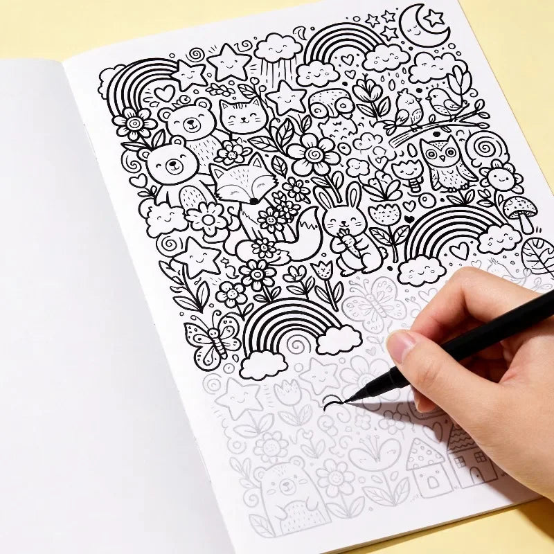 Graffiti Line Art Coloring Book for Adults