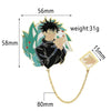 Jujutsu Kaisen Enamel Badge Set with Chain