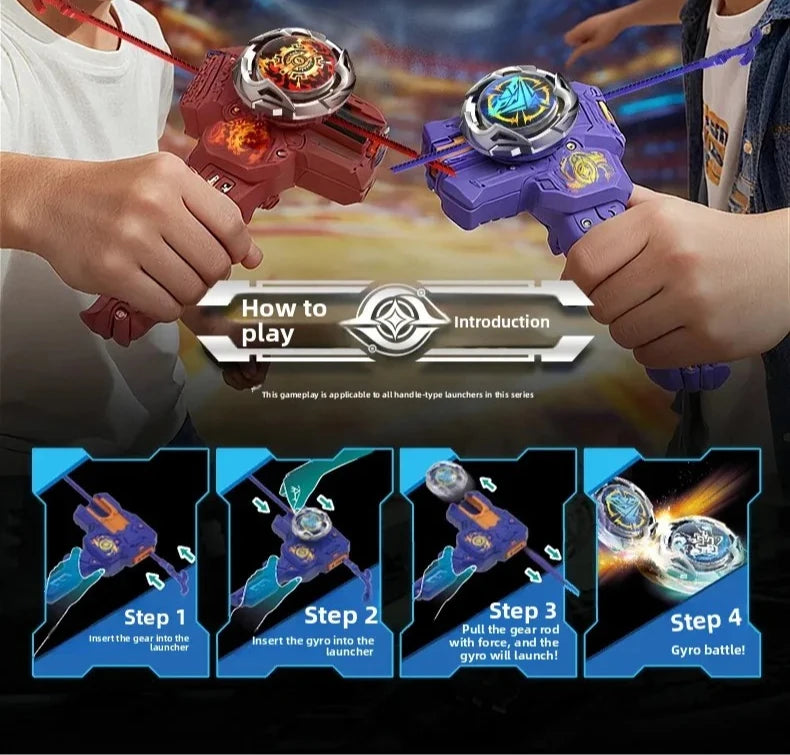 AULDEY Infinity Nado Fighting Spinning Top Toy with Launcher