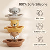Silicone Baby Bath Toy Set for Sensory Water Play