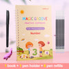 Reusable Magic Arabic Writing Practice Book for Kids