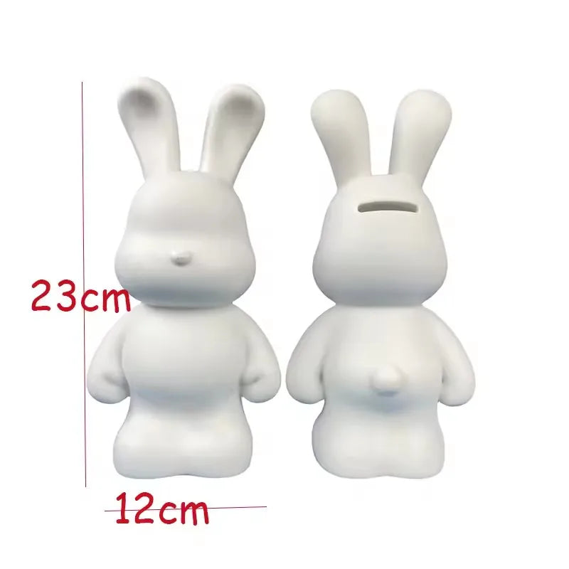 DIY Fluid Bear Sculpture Kit - Paintable Resin Bear Figurine for Creative Home Decor