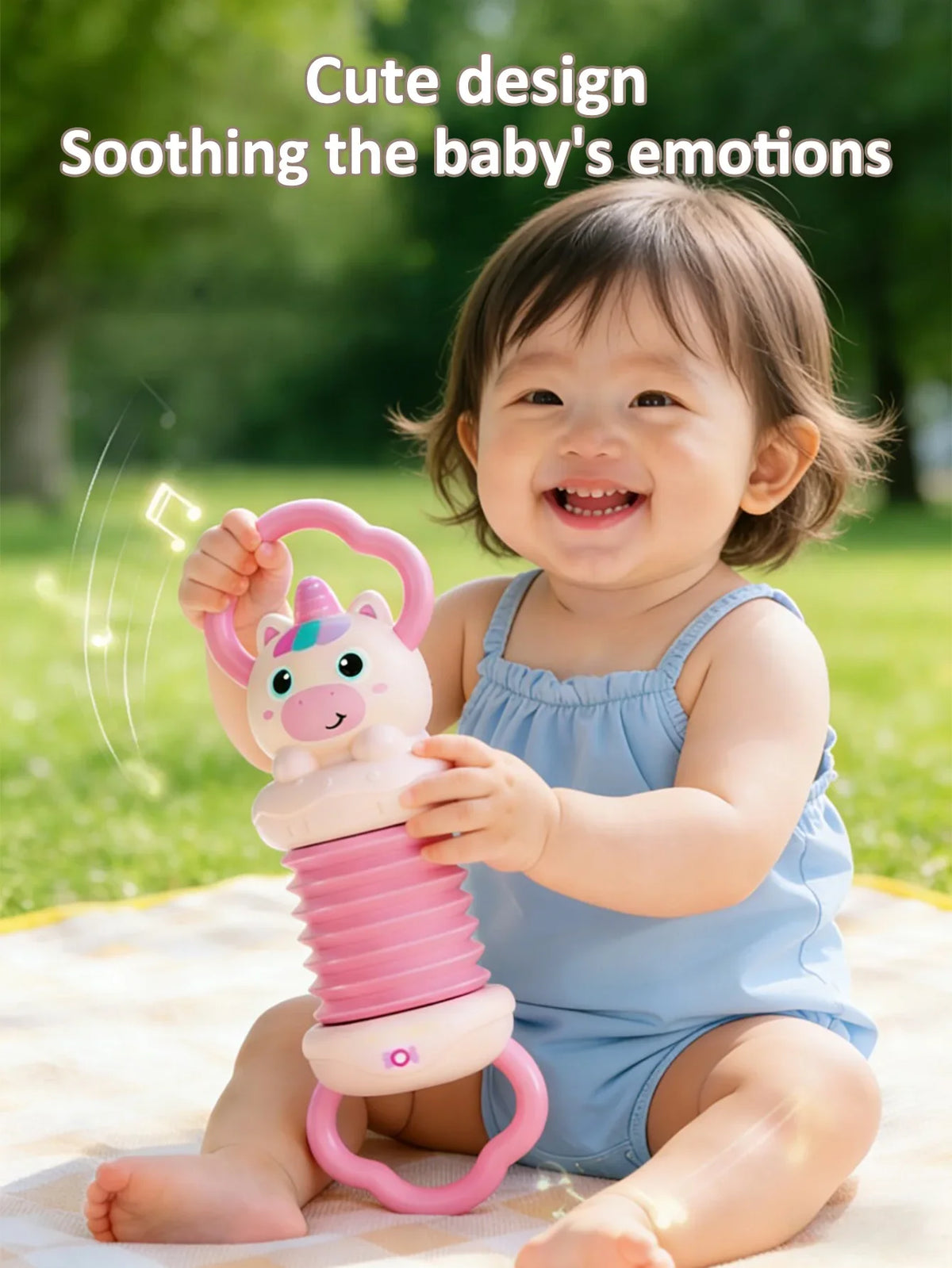 Unicorn Accordion Toy for Toddlers – Musical Sensory Development