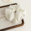 Polka Dot Mesh Scrunchie Hair Ties
