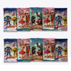 A set of funny collectible trading cards featuring meme characters and animals for gifting