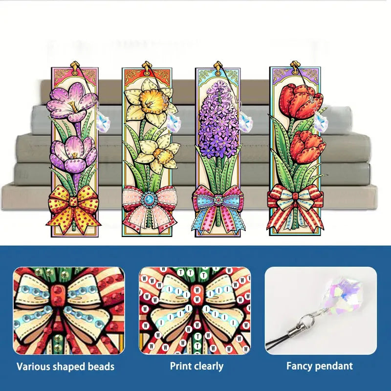 DIY Diamond Art Bookmark Craft Kit