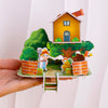 3D Building Puzzle Set for Kids – Educational DIY Paper Model Kit
