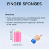 Finger Sponge Daubers for Art & Craft Projects (10-Pack)
