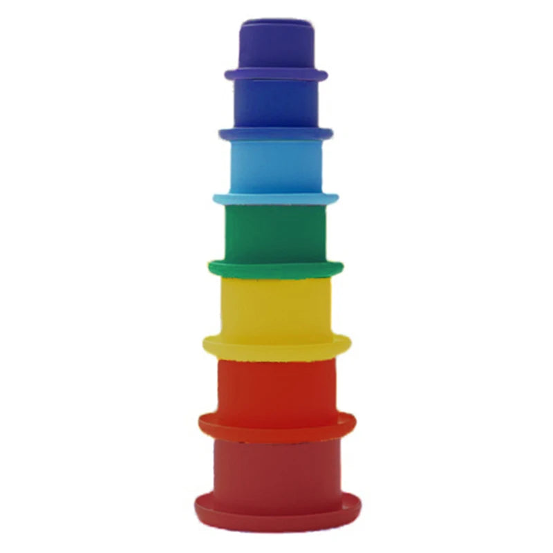 Silicone Stacking Cups for Toddlers – Montessori Nesting Toy