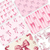 Pink Bowknot Anime Card Skin - Customizable Credit Card Cover