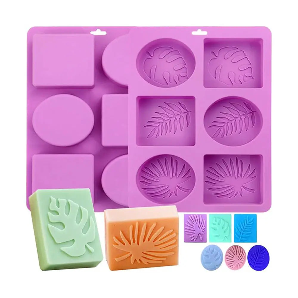 Leaf Silicone Soap Mold Set for DIY Crafts