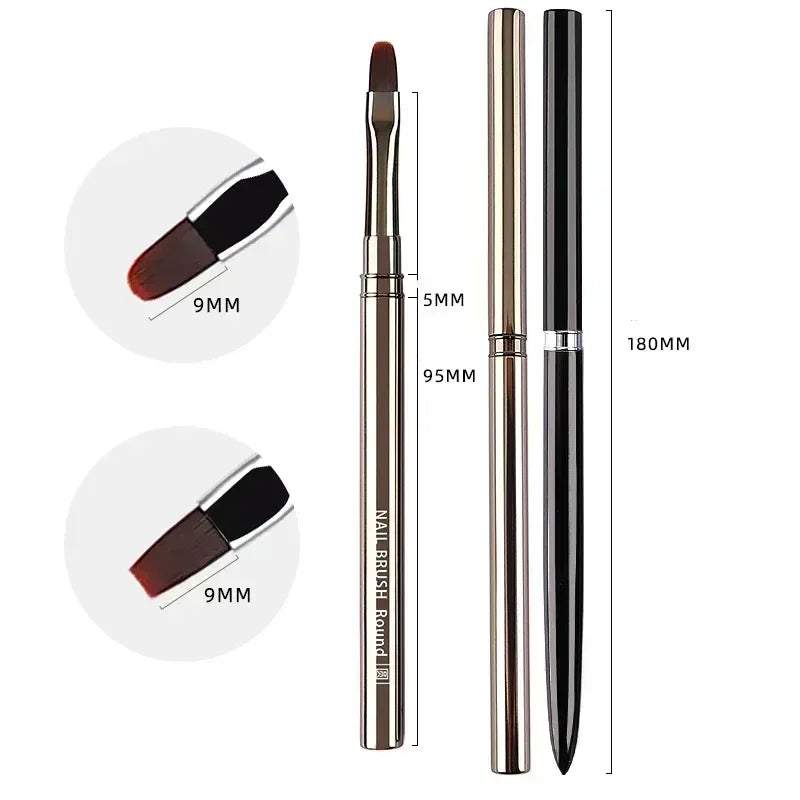 Professional Nail Art Brush Set for Gel and Acrylic