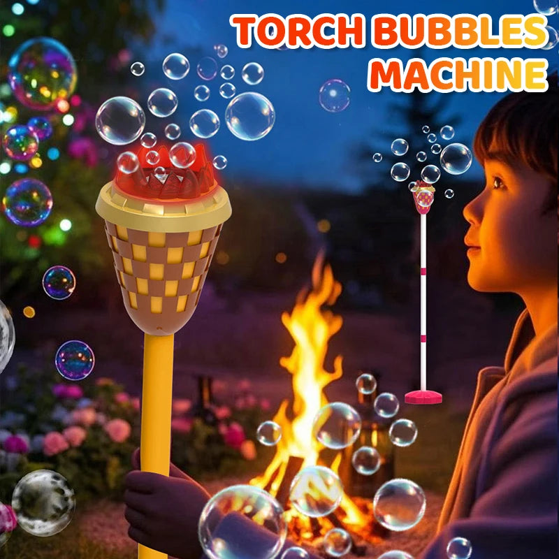 Automatic Street Lamp Bubble Machine for Kids