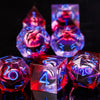 Resin Polyhedral Dice Set for Tabletop Gaming