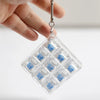 Mini Mechanical Keyboard Fidget Keychain with Clicking Keys