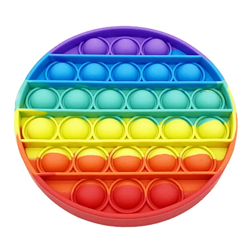 Rainbow Pop Sensory Fidget Toy for Stress Relief