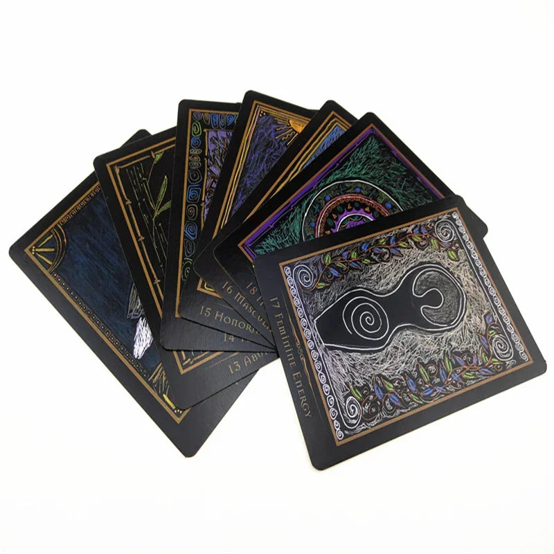 Shamanic Healing Oracle Cards | 44-Card English Divination Deck for Guidance & Self-Reflection