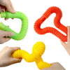 Colorful Telescopic Pop Tubes Sensory Toy Set (8 Pieces)