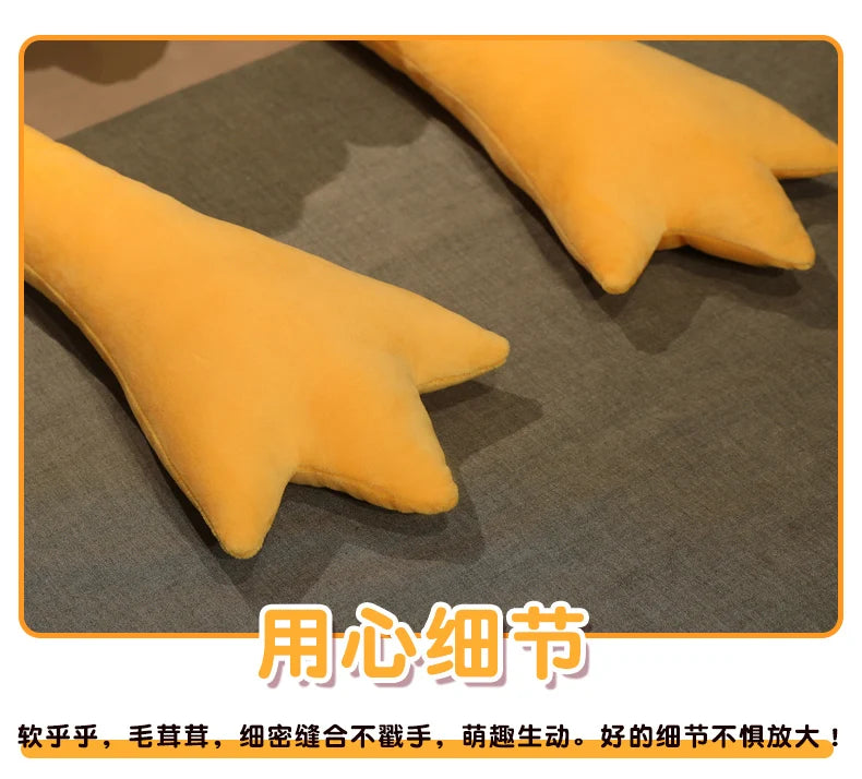 Extra-Large Yellow Duck Plush Pillow